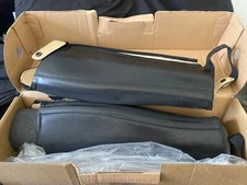 Ariat Temp Dressage Leather Half Chaps Size S Black, New in Box, Unused