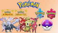 Nintendo Switch Pokemon Shiny e Spada & Scudo + Masterball