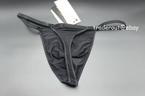 Hom Men black Plume temptation G-string thong underwear size S M L XL - Picture 2 of 12