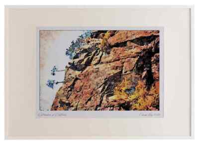613095 Eagle's Nest Bancroft Ontario Kanada A2 Bilderrahmen Aquarelldruck