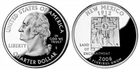 2008 New Mexico SILVER Proof and Clad Proof Quarters some TONING CP10155
