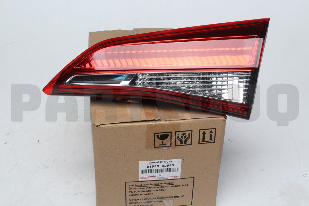 y*a様 TOYOTA (トヨタ) 純正部品 LAMP ASSY, RR, LH LAMP ASSY, REAR COMBINATION, LH 8156060271 | Toyota Parts