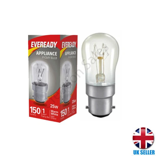 Appliances Bulb Universal Pygmy Light 25W Sign Lamp B22 BC Bayonet Cap Dimmable