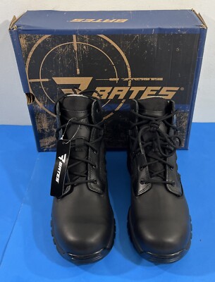 10 EW NIB MENS BATES E03862 GX X2 MID DRYGuard+ WATERPROOF BOOTS BLACK 10 EW