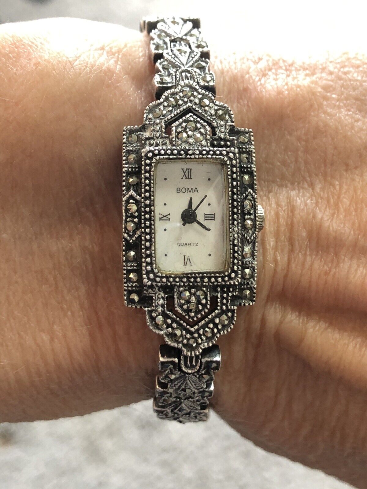 Vintage BOMA Sterling Silver 925 Watch