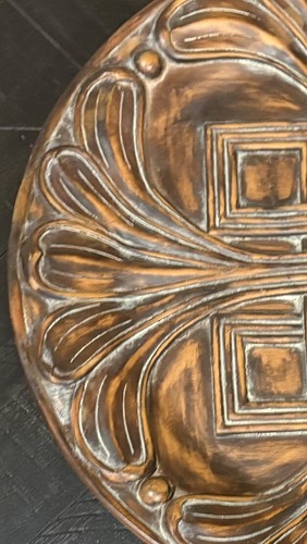 Ashley Furniture Decorative Ornate Charger Plate W/Stand Table Decor, Resin 14” - Picture 5 of 5
