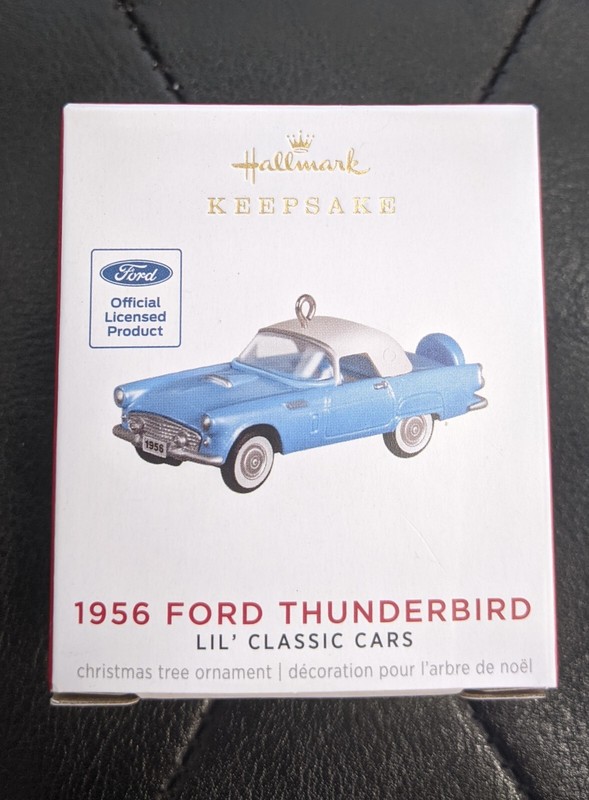 Hallmark 2021 NIB 1956 Ford Thunderbird MINI 4th In Lil Classic Car Series