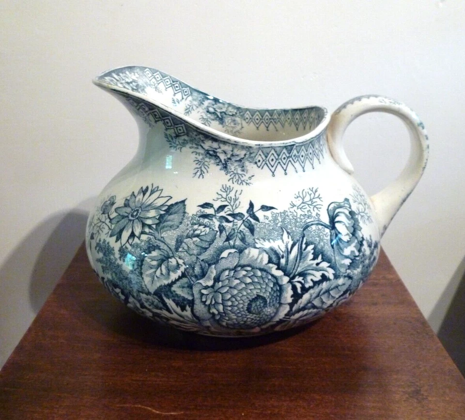 BEL Ensemble  toilette "Jardinière" , faience Saint Amand Hamage Nord - Photo 4/4