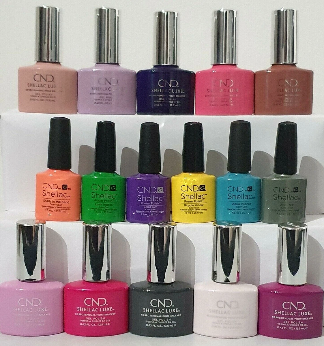 CND Shellac - Color Coat | Luxe Gel Polish 12.5ml - Shades* eBay