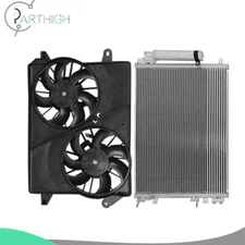 Cooling Fan and AC Condenser Car Electric For 2005 06 07 2008 Dodge Magnum