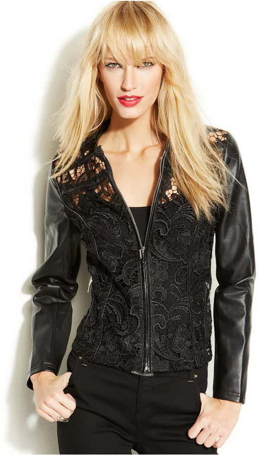 International concepts leather jacket hot sale
