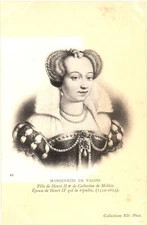 Margaret of Valois, Daughter of Henry II & Catherine de Medici Postcard