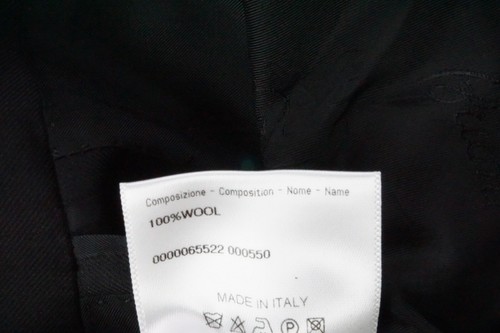 Brioni NM Colosse Black 100% Wool 2 Pc Suit Jacket Pant Sz 50L BIG GUY BRAND NEW - Picture 11 of 13