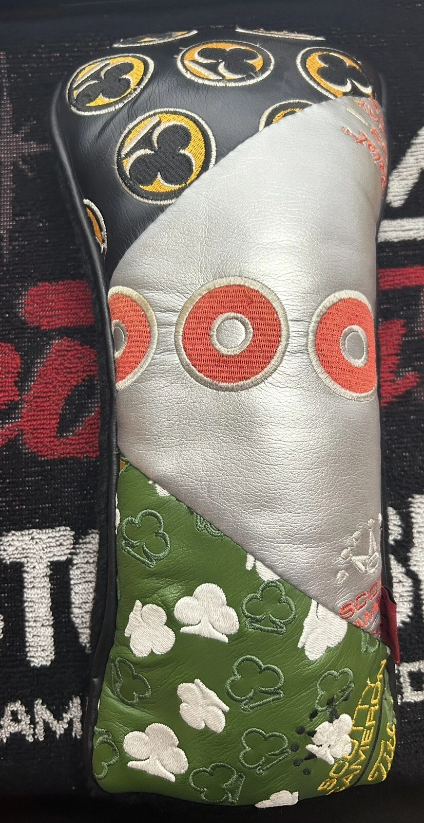 Rare Scotty Cameron Patchwork Driver headcover 3 Patches 1 Unique Cover