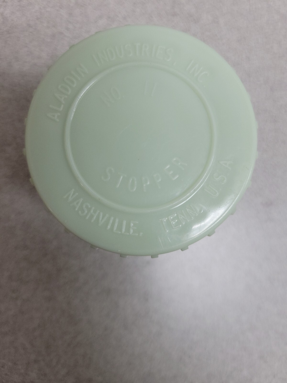 Aladdin Stanley Thermos Replacement Light Green Stopper ONLY NO. 11