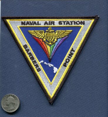 NAS Naval Air Station BARBERS POINT HI US NAVY Base Geschwaderjacke Patch