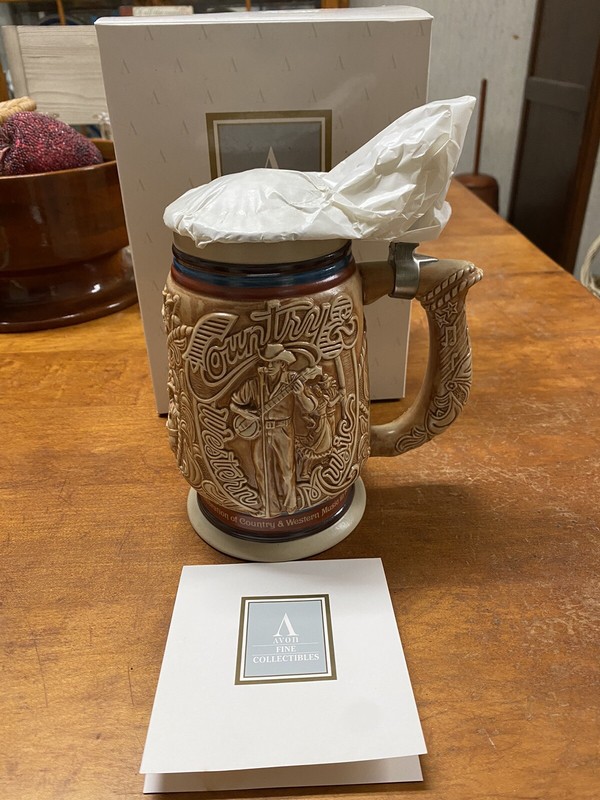Vintage Avon  Country & Western Music Stein 1994
