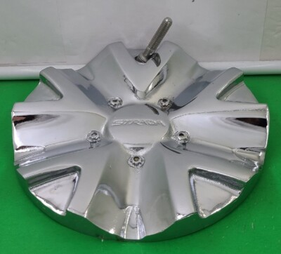 STRADA  WHEELS  CENTER CAP # 54402285F-1  CHROME  WHEELS  CENTER CAP 