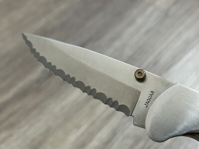 Vintage Jaguar Surgical Steel Seki Japan Serrated Folding Knife | eBay