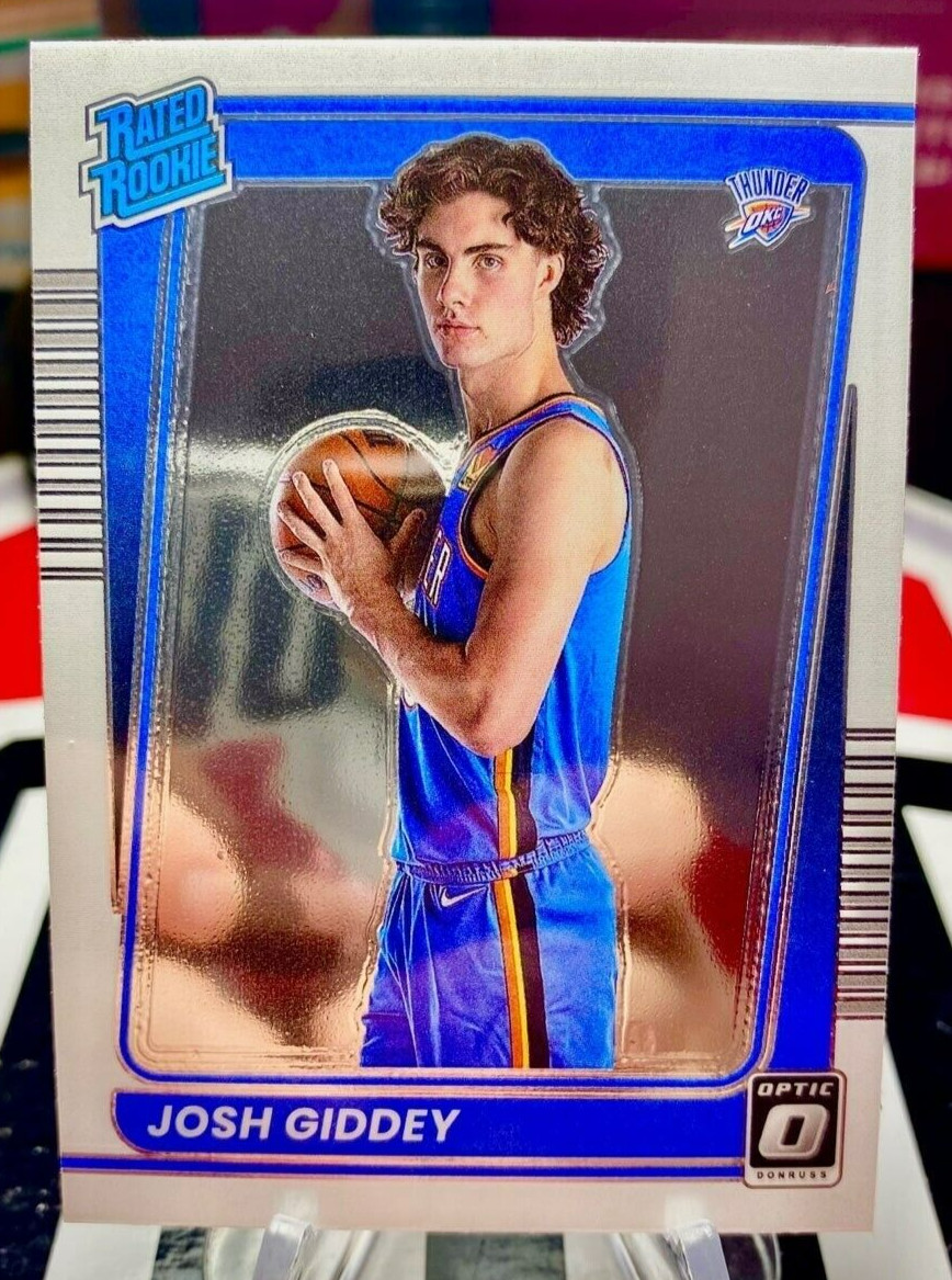 2021-22 Josh Giddey Panini Donruss Optic Rated Rookie #152 Oklahoma City Thunder