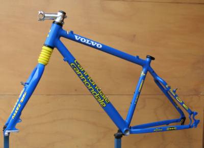 Retro Oldschool Cannondale CAAD Team Volvo mountainbike frame