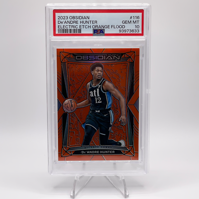 De'Andre Hunter #116 ORANGE FLOOD ELECTRIC ETCH /99 [2023-24