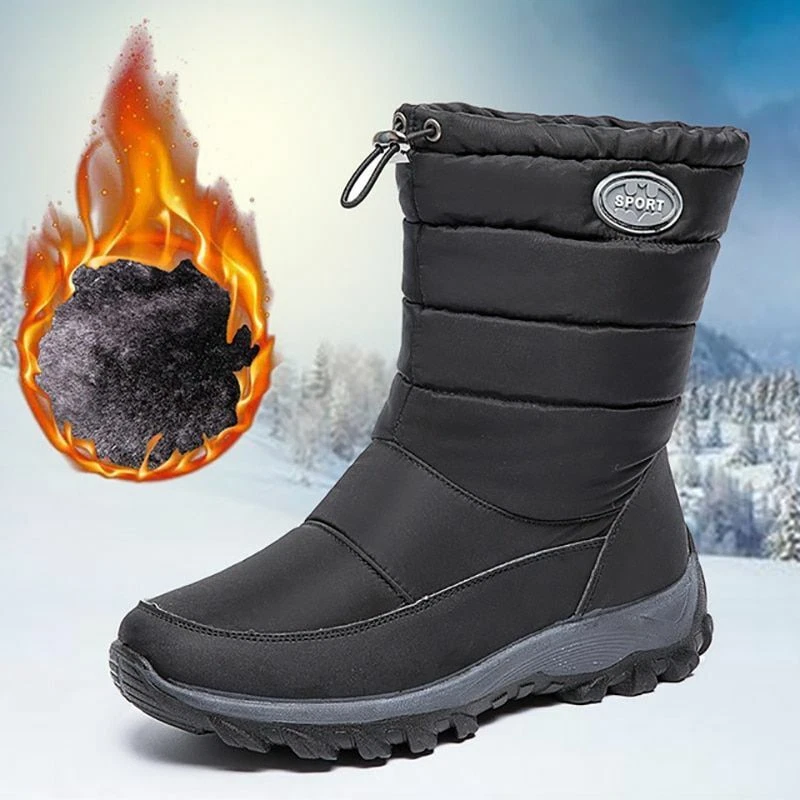 Botas De Nieve Para Mujer Zapatos Impermeables Plataforma De Invierno  Zapatillas