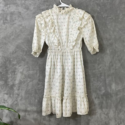 Vintage Union JCPenney Prairie Cottage Core Dress Floral Girls 10 elastic waist | eBay Vintage Union JCPenney Prairie Cottage Core Dress Floral Girls 10 elastic waist | eBay