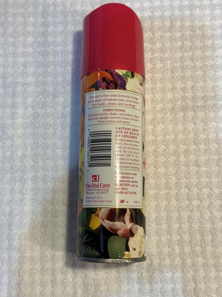 Renuzit Air Freshener Can Fresh Cut Flowers Banned for Penis Photo