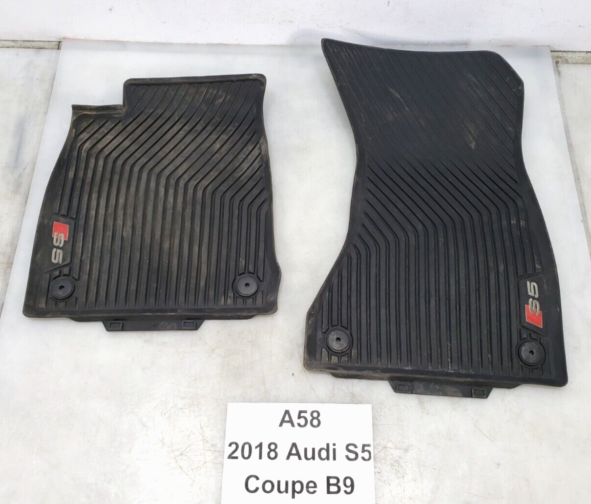 20182023 OEM Audi S5 Sportback Front All Weather Rubber Floor Mats SET eBay