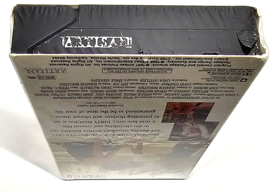 Dirty Dancing VHS 1998 Brand New Sealed Artisan Watermark eBay