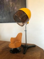 CASQUE SÉCHOIR ÉLECTRIQUE  ET FAUTEUIL COIFFEUR , JOUETS VINTAGE " LLG RONCHI "