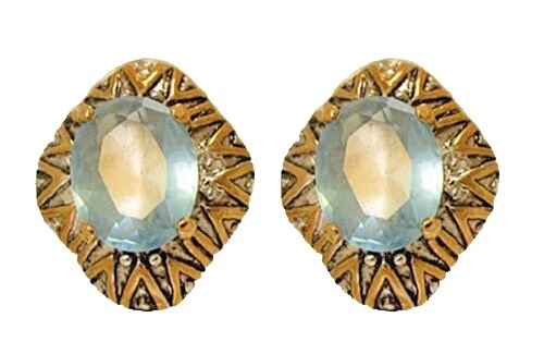 Swarovski cubic zirconia oro blanco Pendientes de Moda