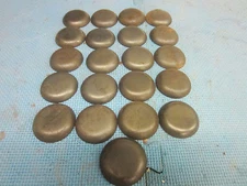 Pipe Caps:  steel, weld on size 2-1/16 inch Outside Diameter. Lot of 25.