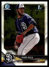 2018 Bowman Chrome Prospects Pedro Avila San Diego Padres #BCP40