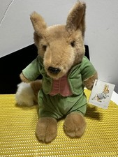 Vintage EDEN Plush FOXY Whiskered Gentleman w/Tag, Dr's Home ,Non Smoking