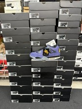   Size 9 / Nike Air Jordan 4 Lakers Imperial Purple FV5029-500 SHIPS TODAY  