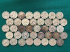 Silver Washington Quarters Roll of 40 Coins (1936 through 1964) Nice Condition!