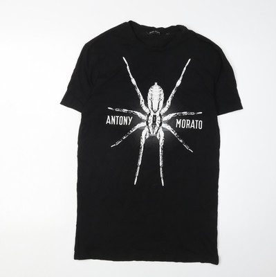 Antony Morato Herren T-Shirt Schwarz Grafik S