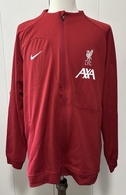LFC Liverpool FC AXA Nike Red Jacket Slim Fit Men s Jacket Full Zip Soccer New