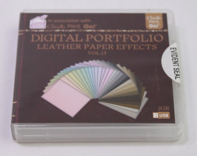 Click Print Go Create And Craft Printable Leather Paper Effects Vol 13 NEW