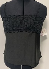 Camille Women's Luxury Camisole Lace Trim Adjustable Straps Ladies Vest Top BNWT