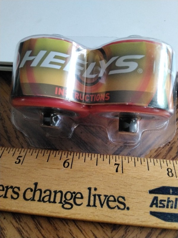 💜 Set Of 2 Heelys Replacement Wheels ABEC-5 Bearings Red