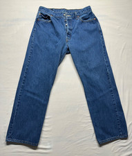 Vintage Levi  s 501 Button Fly Straight Leg Denim Jeans 36x30