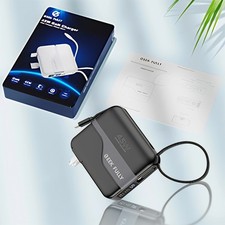 Portable Charger 15000mAh 45W Power Bank Phone Charger Built-in Charging Cables