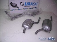 Imasaf Auspuffanlage Komplett + Kat für Mercedes Coupe 230 CE (C124) 1985-1993