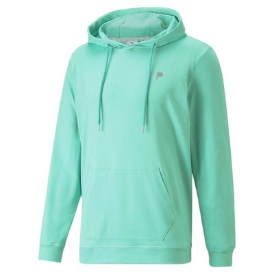 PUMA  X Palm Tree Crew Midweight Pullover Hoodie Mens Green Casual Outerwear 620
