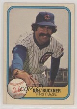 1981 Fleer Bill Buckner #292 3n4