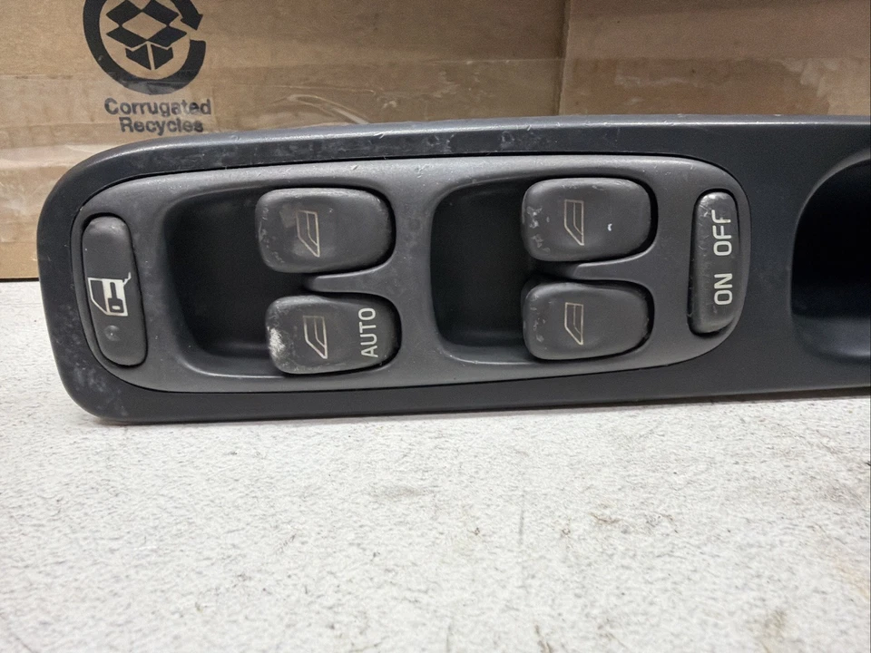 Volvo V70 S70 1998 1999 2000 interruptor de ventana principal de energía eléctrica genuina OEM Foto 3 de 4