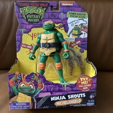 Playmates Toys Teenage Mutant Ninja Turtles  Mutant Mayhem Michelangelo Shouts